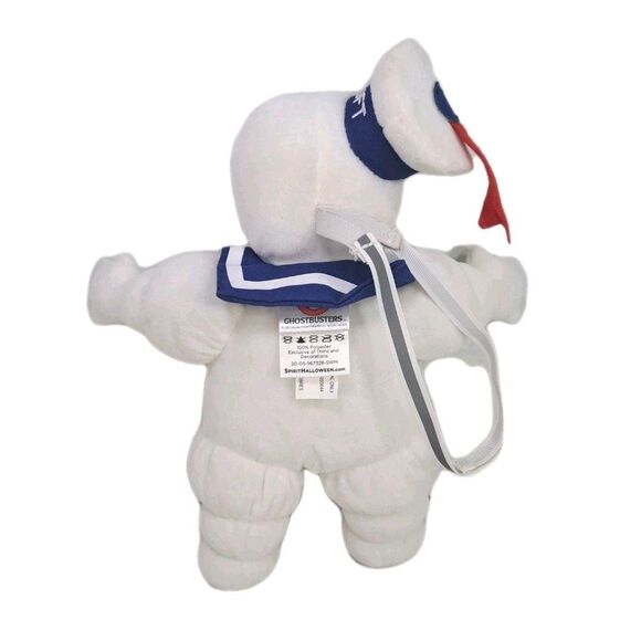 Ghostbusters Stay Puft Marshmallow Man 14” Plush Stuffed Toy w/ Wrist Strap - Picture 2 of 2